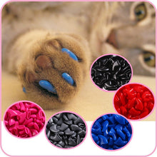 Load image into Gallery viewer, 100 pcs - Cats Paws Grooming Nail Claw Cap