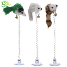 Load image into Gallery viewer, 3Pcs Funny Cat Toys Elastic Feather
