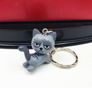 Grumpy Cat Key Chain