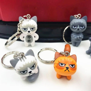 Grumpy Cat Key Chain