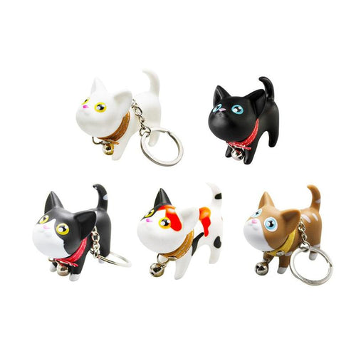 Cute Cat Pendant Key Rings