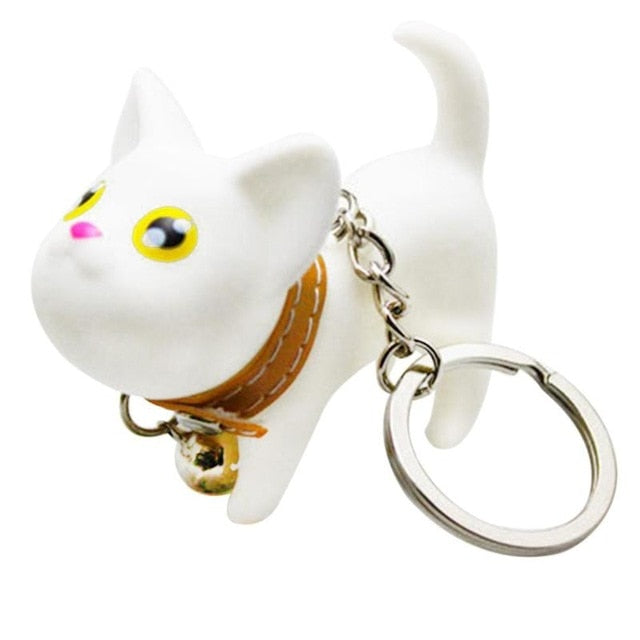 Cute Cat Pendant Key Rings